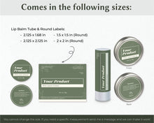 Load image into Gallery viewer, Private Label Cosmetic Bundle Editable Body Product Label Custom Jar Label
