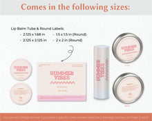 Load image into Gallery viewer, BARBIE Candle Label Template Barbie Cosmetic Label Pink Skincare Label
