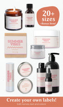 Load image into Gallery viewer, Pink Skincare Label Template Barbie Soap Label Pink Dropper Bottle Label Canva Skincare
