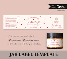 Load image into Gallery viewer, Body Scrub Label Bath Bomb Label Editable Template Container Label Skincare Cosmetic
