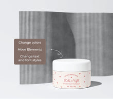 Load image into Gallery viewer, Body Scrub Label Bath Bomb Label Editable Template Container Label Skincare Cosmetic
