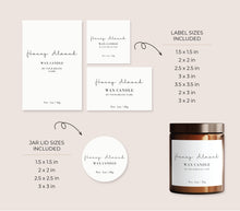 Load image into Gallery viewer, Minimalistic Candle Branding Kit Candle Branding Package Candle Label
