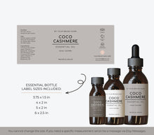 Load image into Gallery viewer, Label Bundle Bottle Label Template Jar Label Sticker Essential Oil Label Canva Lip Balm
