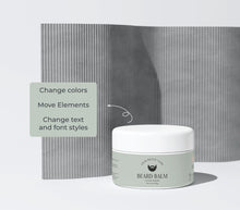 Load image into Gallery viewer, Body Scrub Label 4oz Jars Face Cream Label 8oz Wrap Around Jar Label 2oz Jar Label
