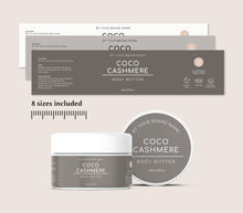 Load image into Gallery viewer, Jar Label Scrub Body Label Round Cosmetic Label Sugar Scrub Label Template Custom Jar Label Canva
