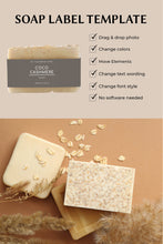 Load image into Gallery viewer, Minimalistic Soap Label Template Bundle
