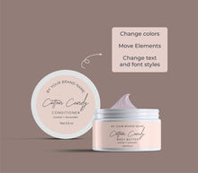 Load image into Gallery viewer, Label Jar Template Canva Container Label Cosmetic Product Label Printable
