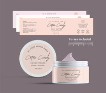 Load image into Gallery viewer, Sticker Jar Printable Label Sticker Cosmetic Label Template Body Scrub Label Template
