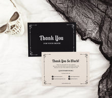Load image into Gallery viewer, Black Magic Thank You Card Set
