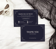 Load image into Gallery viewer, Mystic Moon Thank You Card Template
