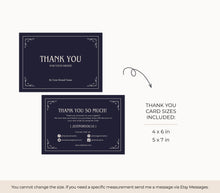 Load image into Gallery viewer, Thank You Card Template Witchy Thank You Insert Card Canva Thank You

