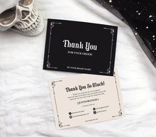 Load image into Gallery viewer, Black Magic Thank You Card Set
