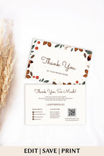 Load image into Gallery viewer, Autumn Thank You Card
