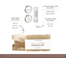 Load image into Gallery viewer, Skincare Label Jar Cosmetic Body Butter Label Sticker Template Beauty Product Label

