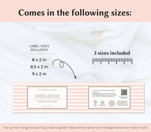 Load image into Gallery viewer, Beach Inspired Soap Label Template - Pink
