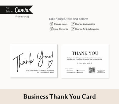 Thank You Card Template Christmas Thank You Card Halloween Thank You Card