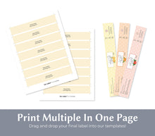 Load image into Gallery viewer, Jar Label Template Body Butter Label Cream Jar Label Custom Sugar
