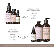 Load image into Gallery viewer, Stylish Cosmetic Product Label Template Canva Product Label Sticker Product
