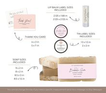 Load image into Gallery viewer, Sticker Product Label Skincare Template Cosmetic Label Canva Bottle Label Design
